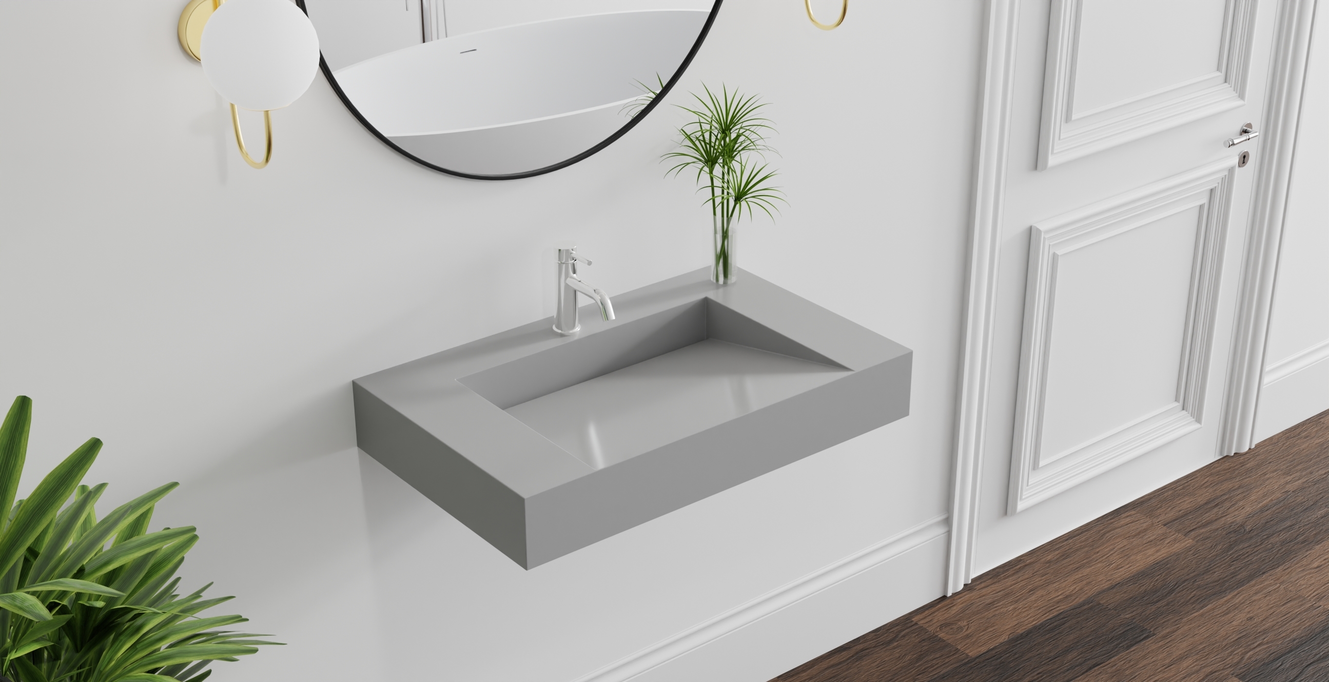 Wall Mounted Sink WT-04-D