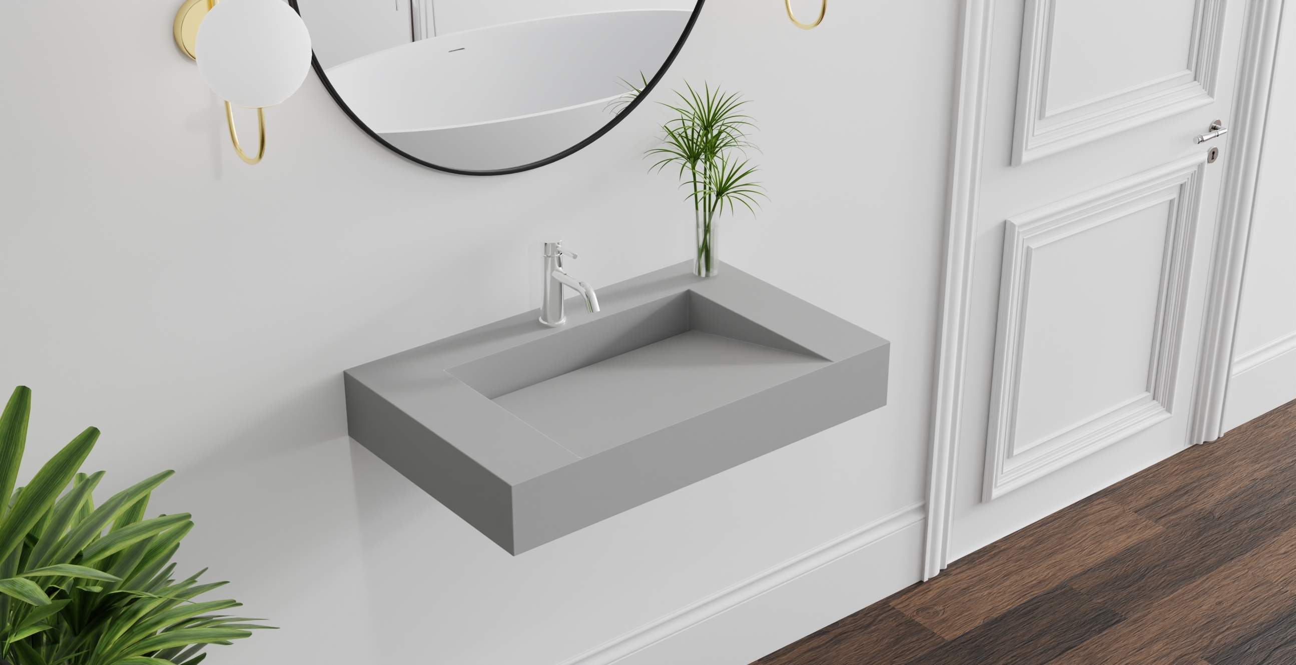 Wall Mounted Sink WT-04-D