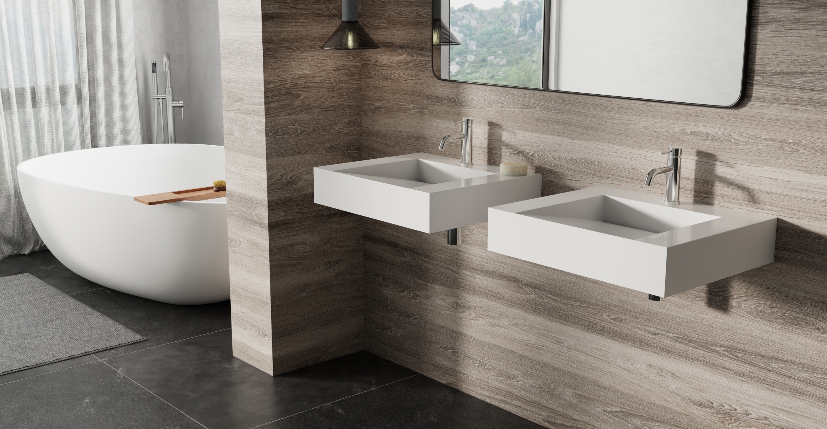 Wall Mounted Sink WT-04-E