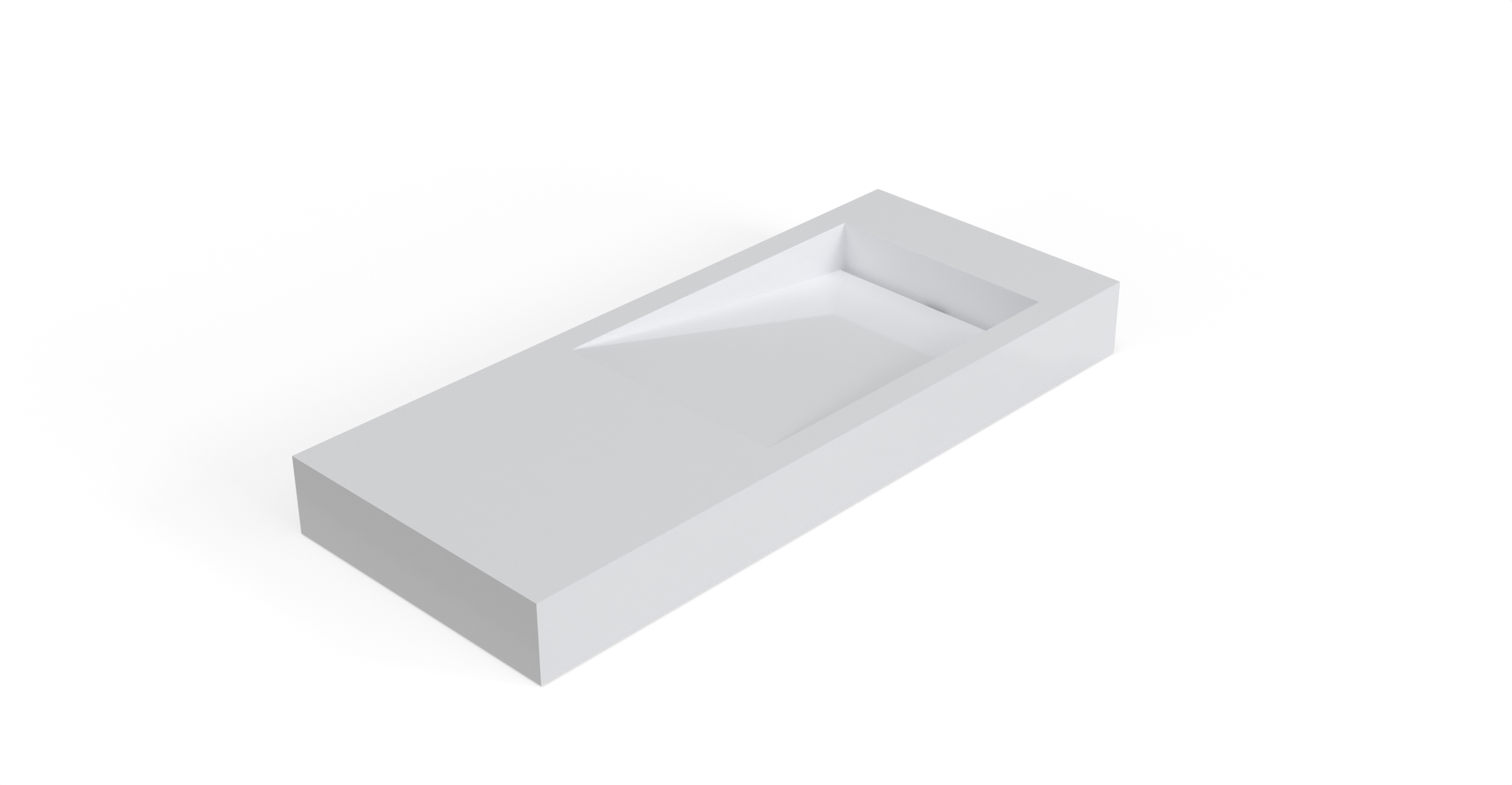 Wall Mount Trough Sink - WT-05-B | Badeloft USA
