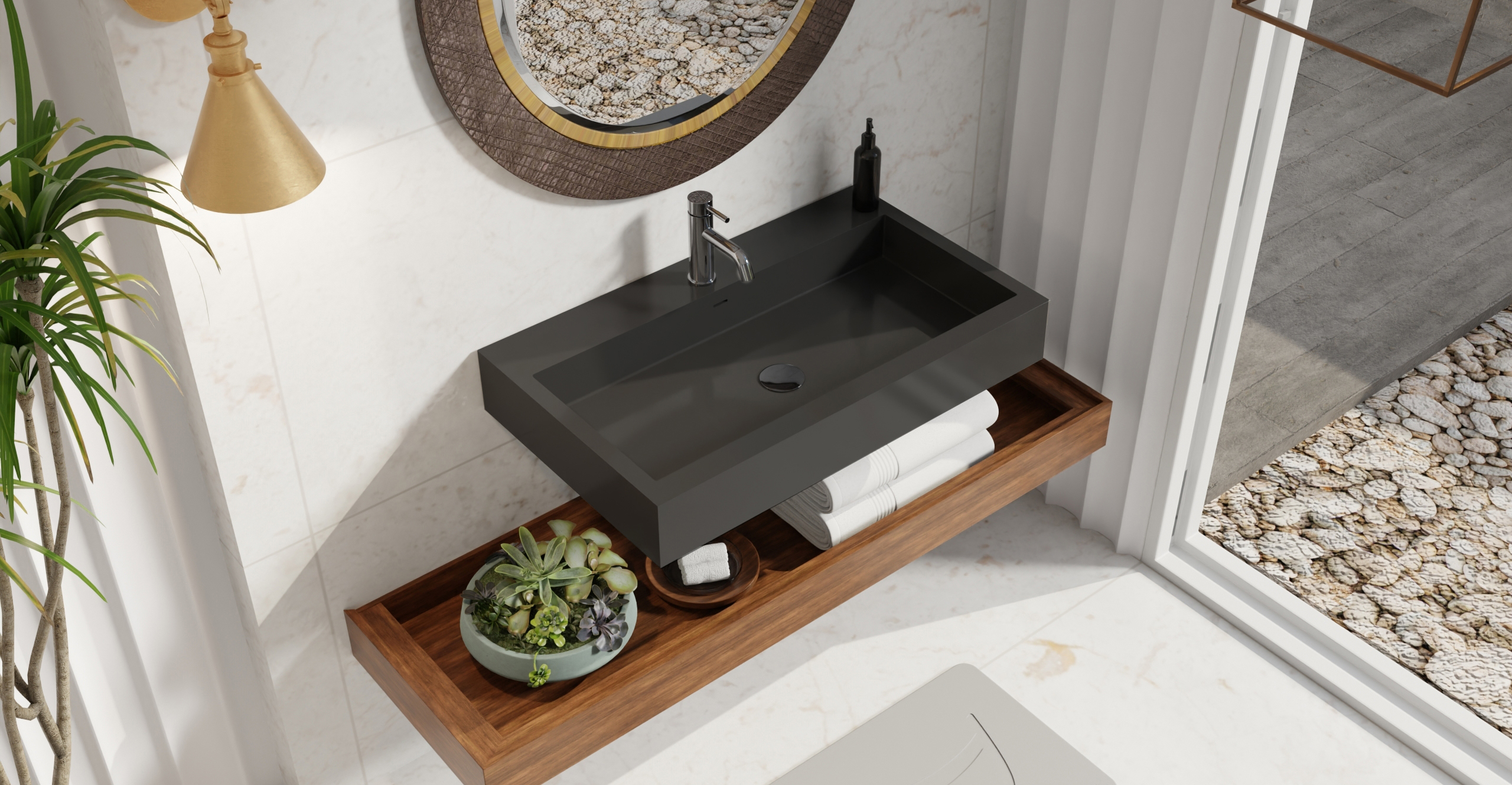 Wall Mounted Sink WT-06-L