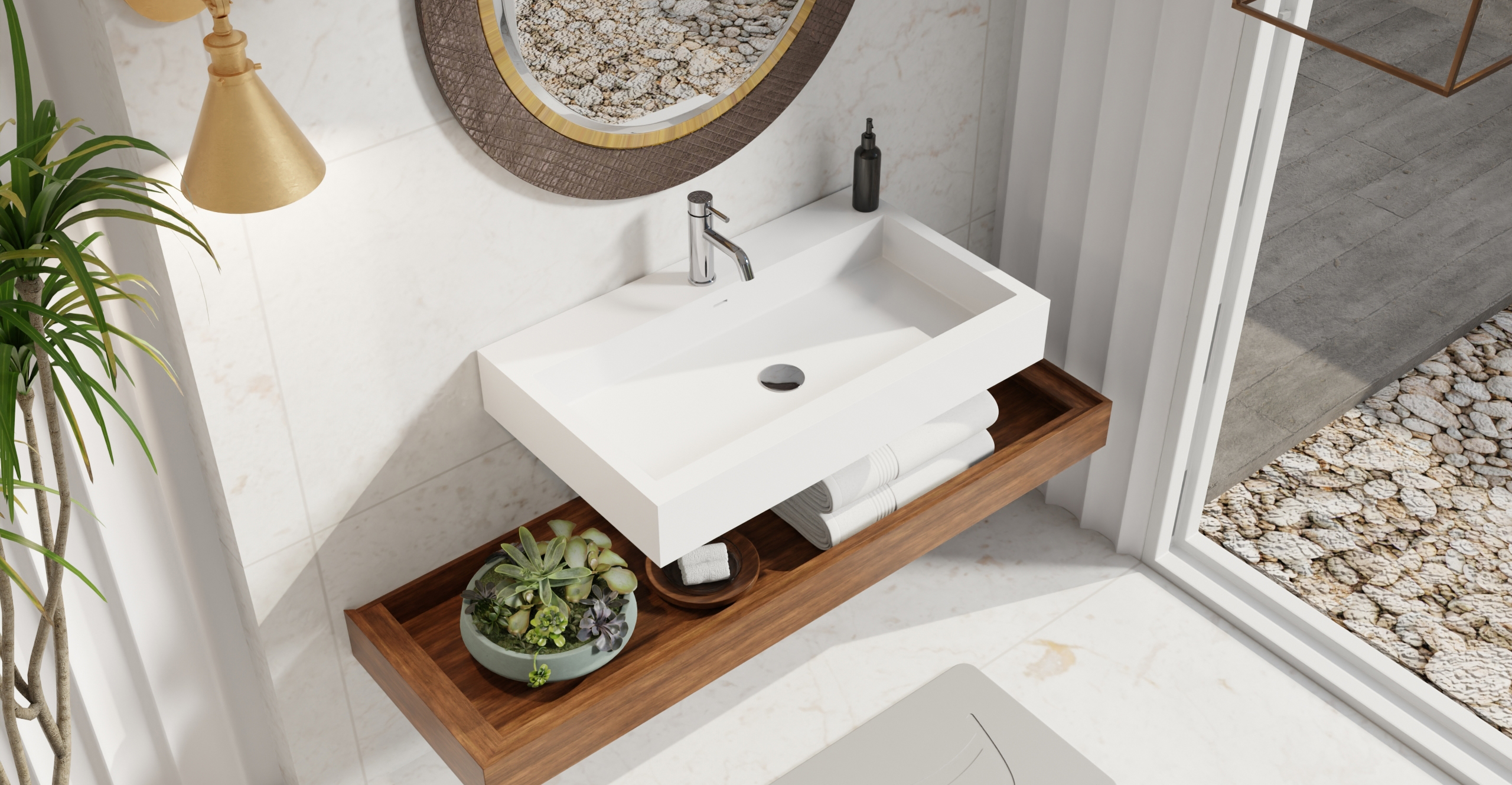 Wall Mounted Sink WT-06-L
