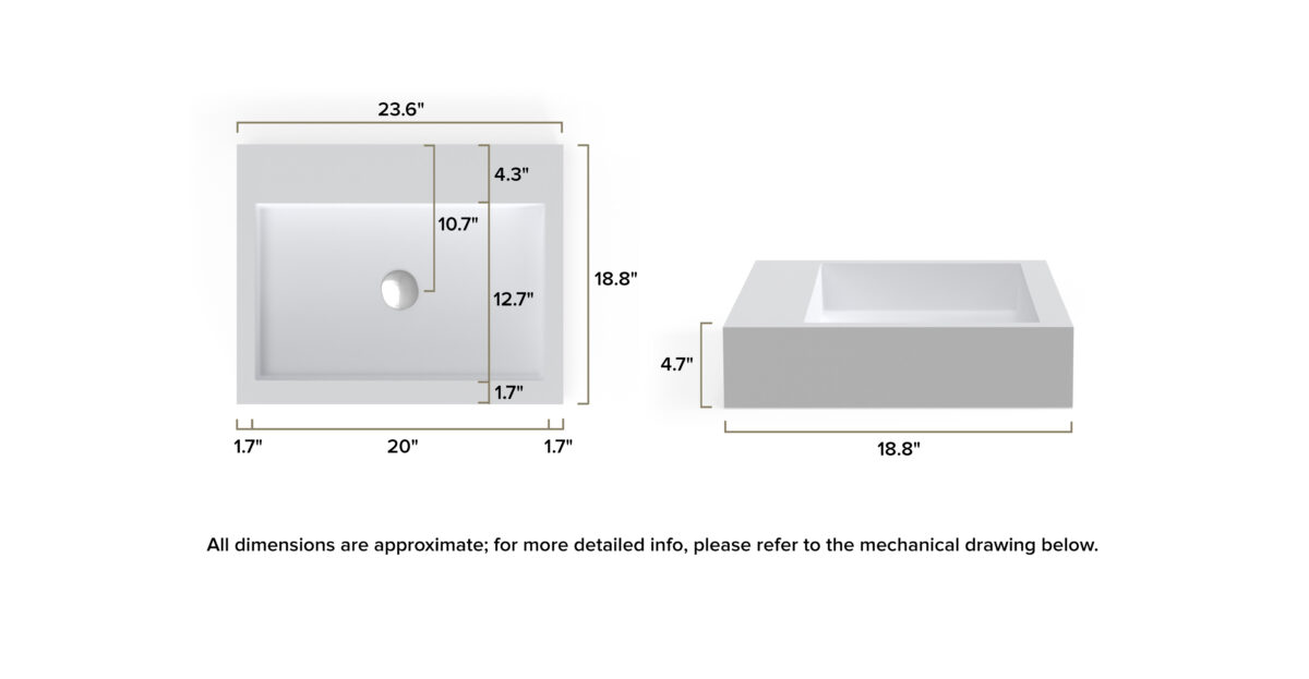 Wall Mounted Sink WT-06-M