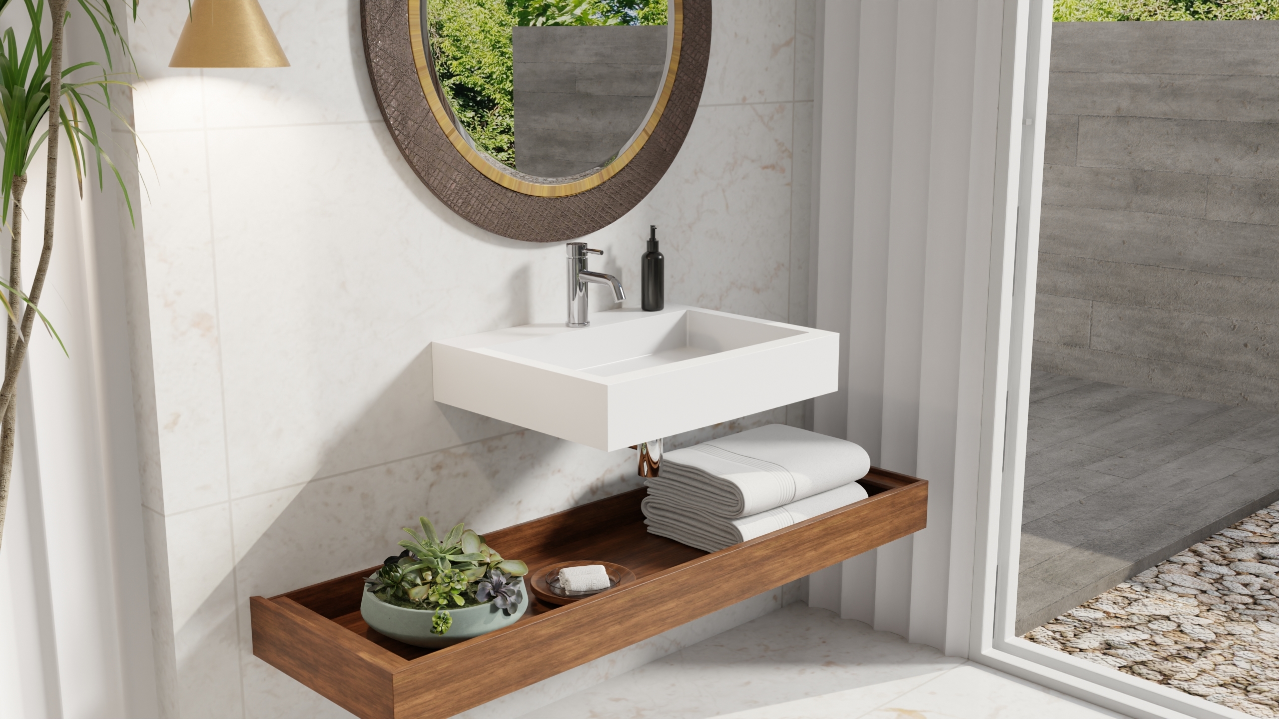 Wall Mounted Sink WT-06-M