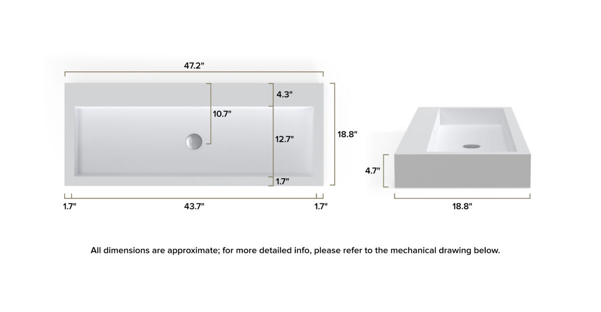 Wall Mounted Sink WT-06-XXL