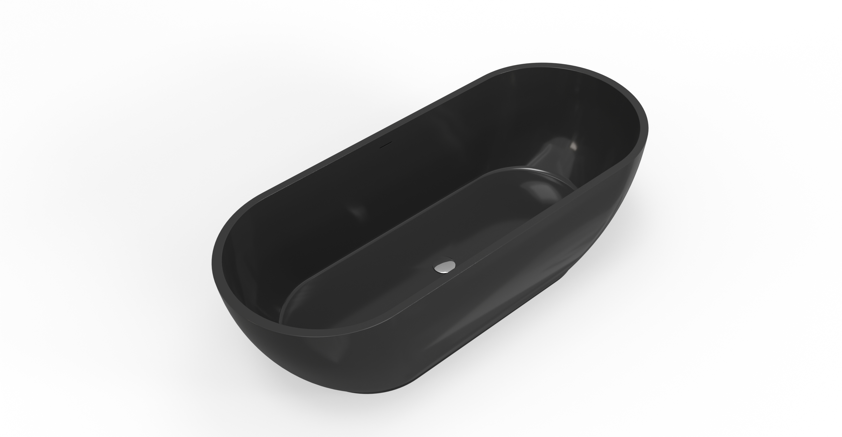 Freestanding Bathtub BW-02-L-BLK