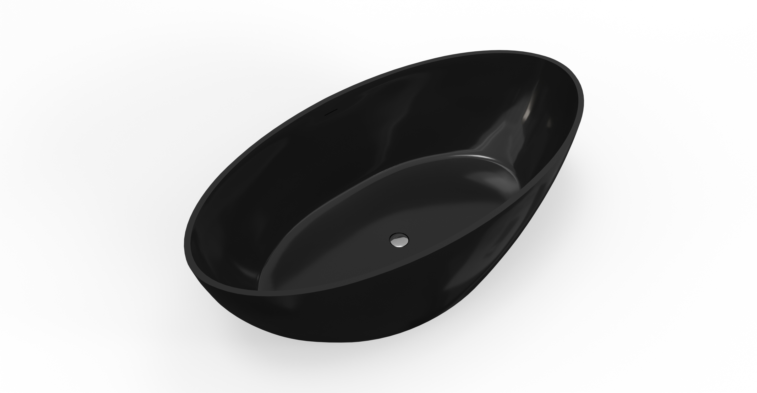 Freestanding Bathtub BW-05-XL-BLK