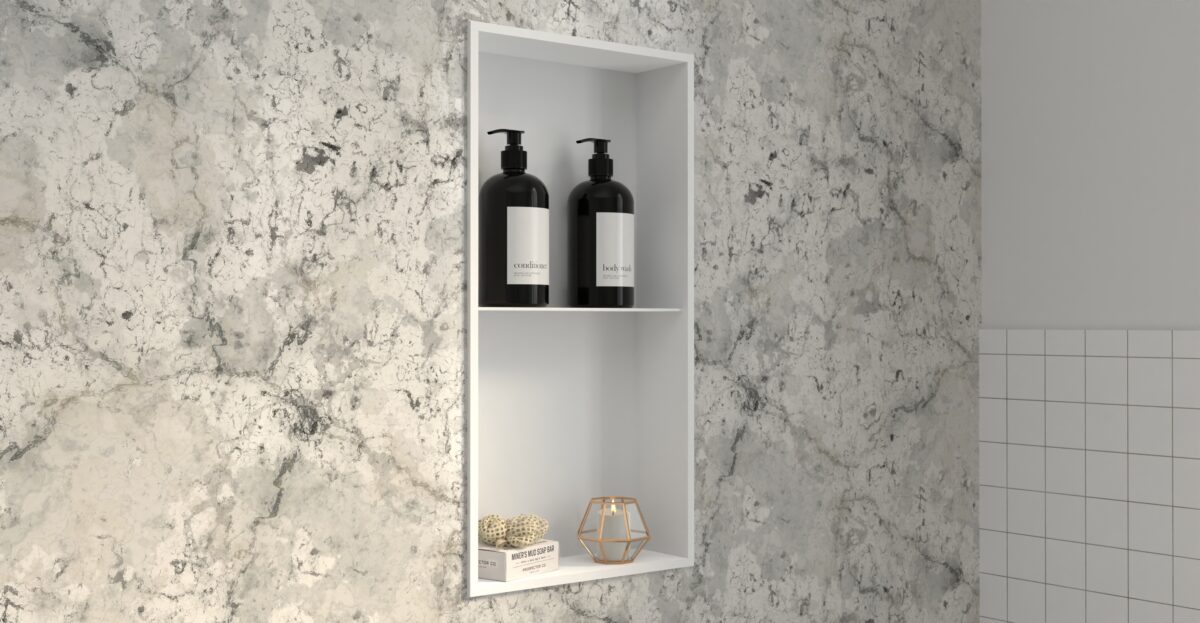 White Shower / Bathtub Niche NS-02