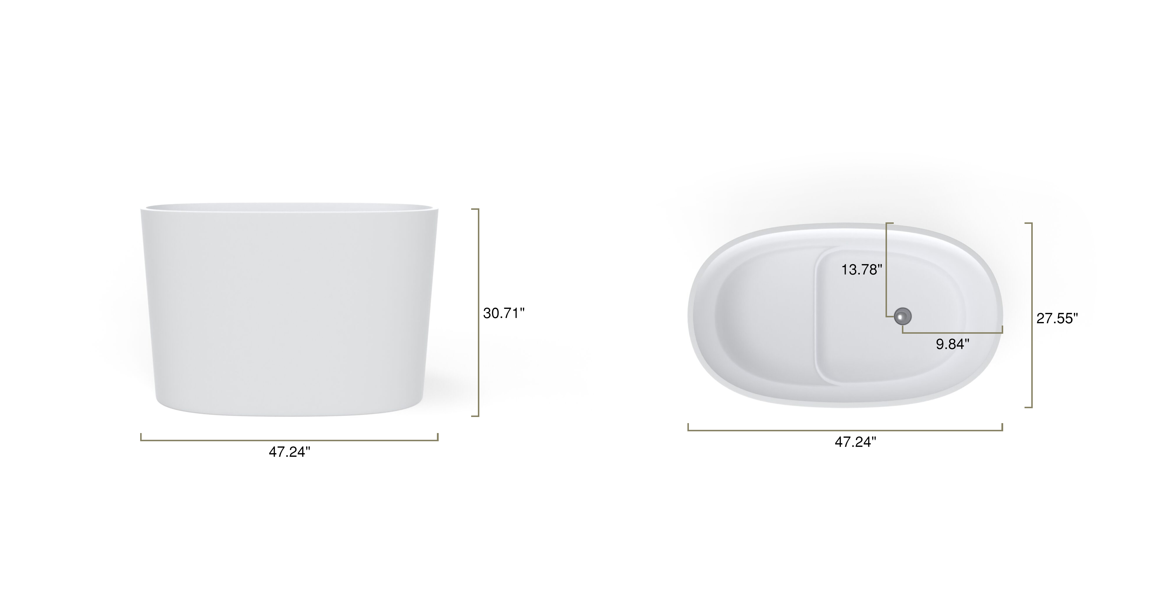 Freestanding Bathtub BW-08-S