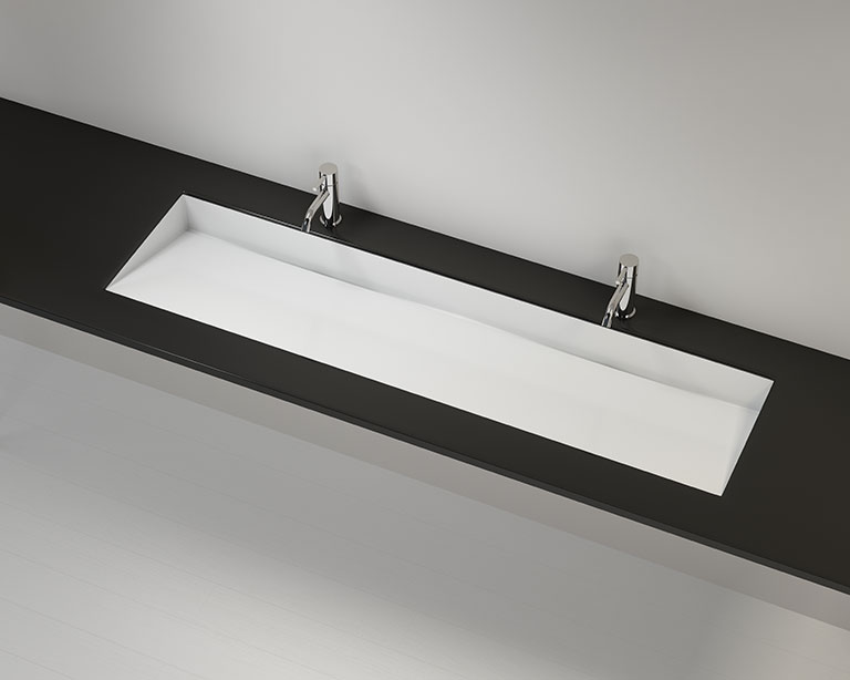 XXL Undermount Ramp Sink Model UB04XXL Badeloft USA