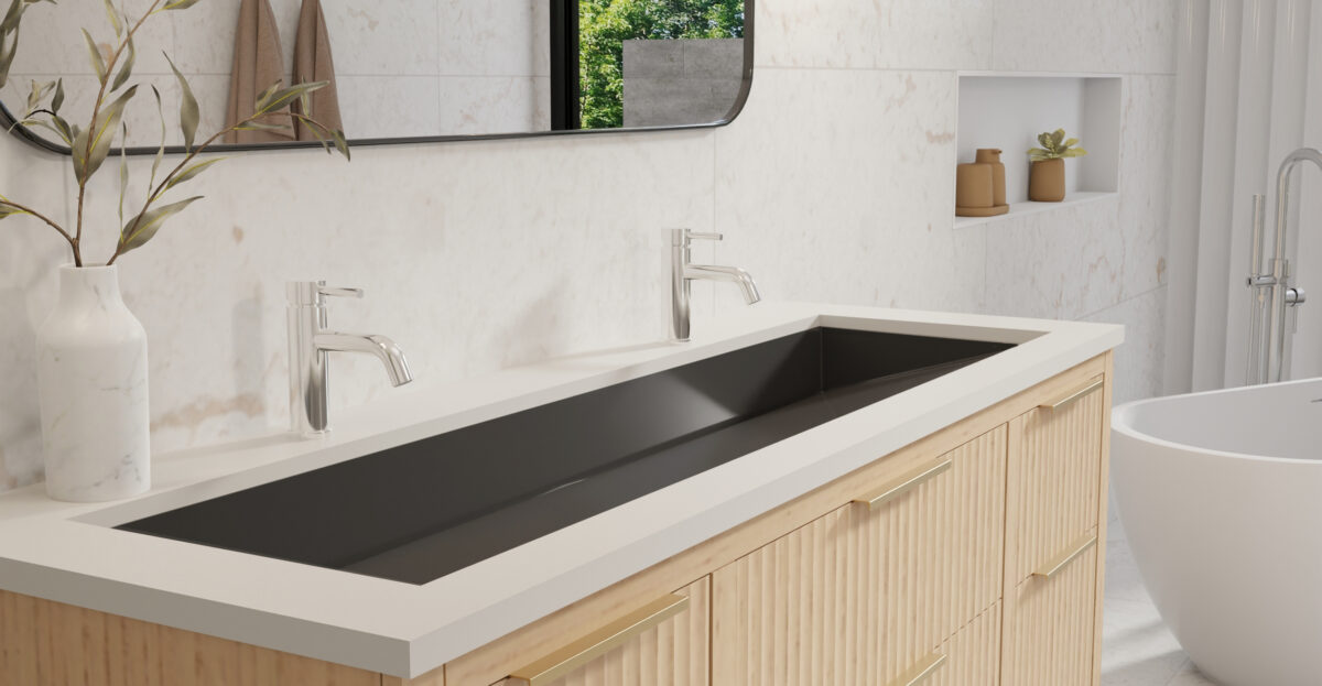 XXL Undermount Ramp Sink - Model UB-04-XXL | Badeloft USA