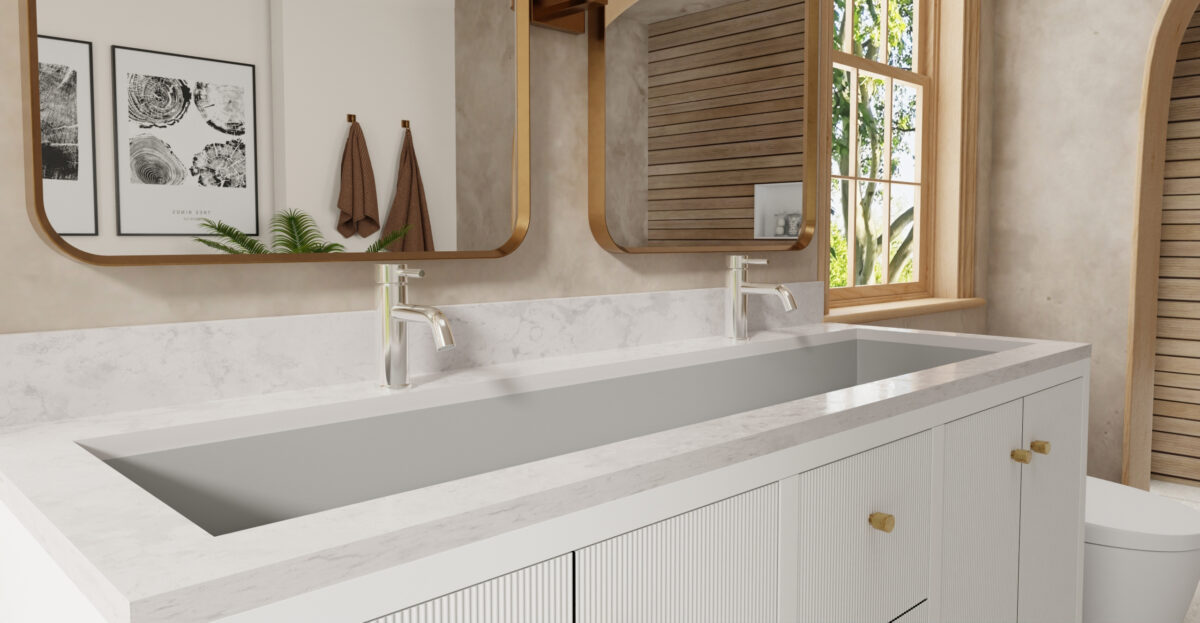 XXL Undermount Ramp Sink - Model UB-04-XXL | Badeloft USA