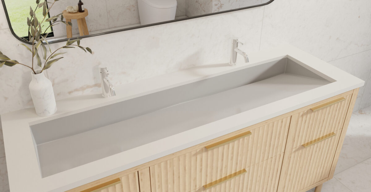 XXL Undermount Ramp Sink - Model UB-04-XXL | Badeloft USA