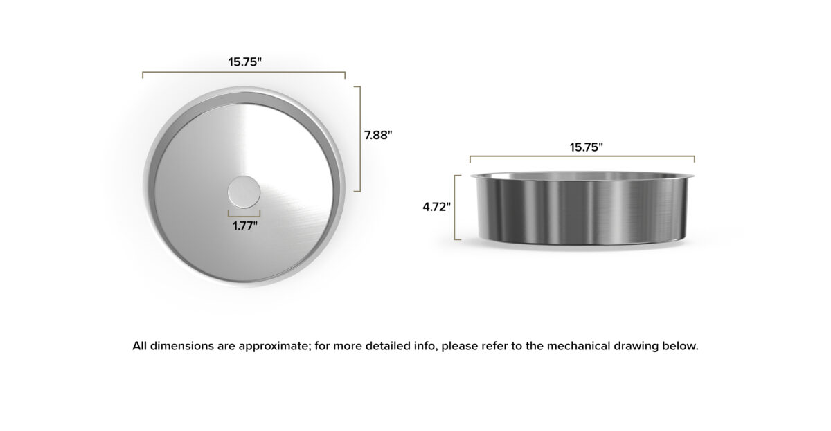 Stainless Steel Sink ES-UB-01-M-BS