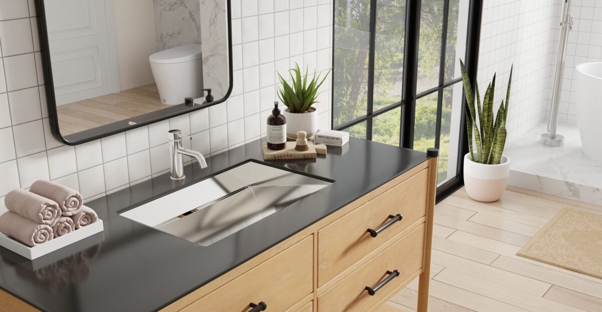 Stainless Steel Sink ES-UB-04-L-BS