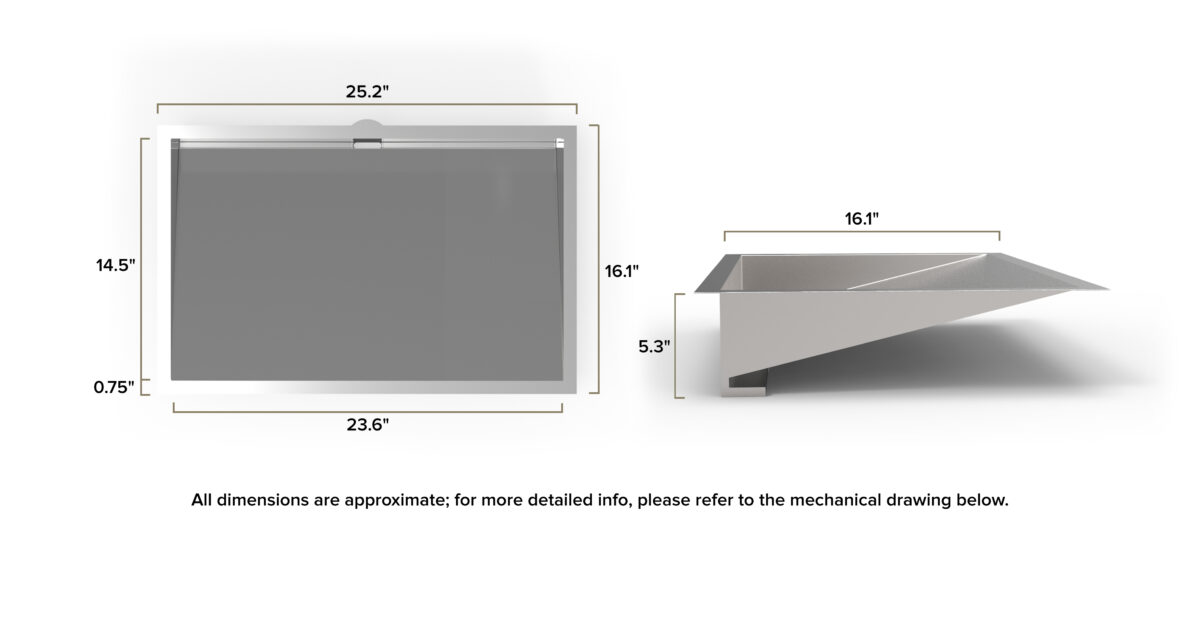Stainless Steel Sink ES-UB-04-L-BS