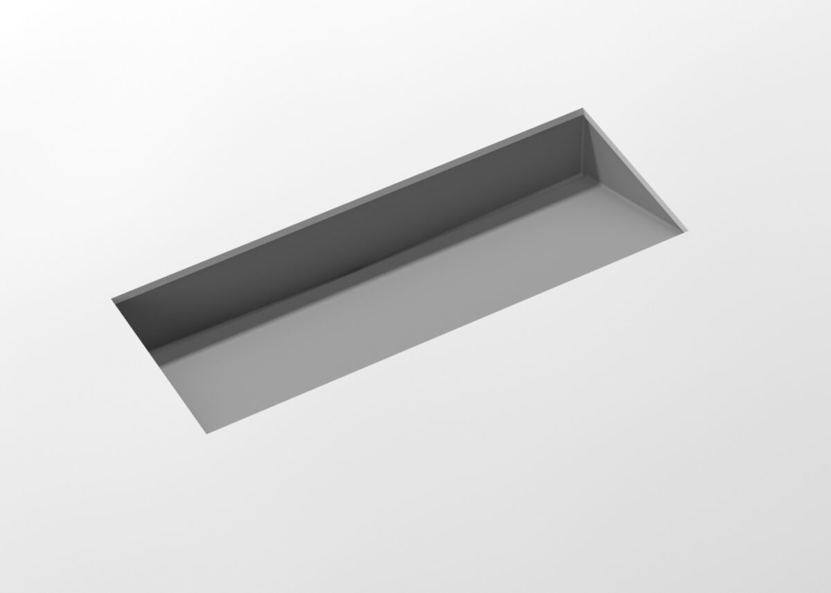 Undermount Ramp Sink UB-04-40-GRY