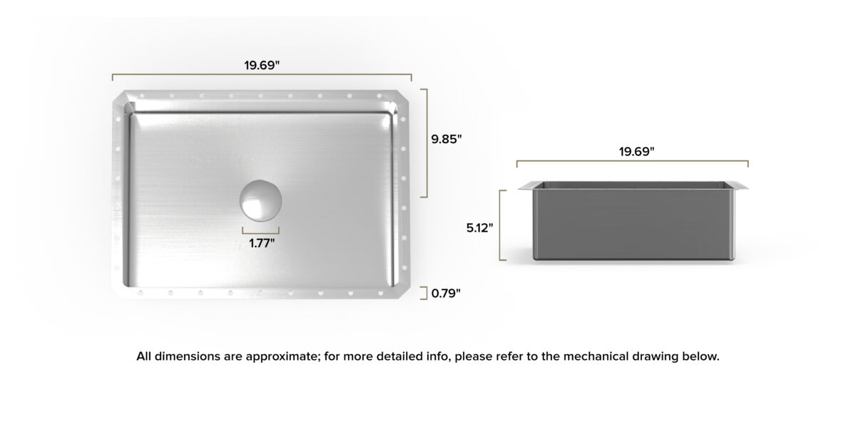 Stainless Steel Sink ES-UB-03-BS