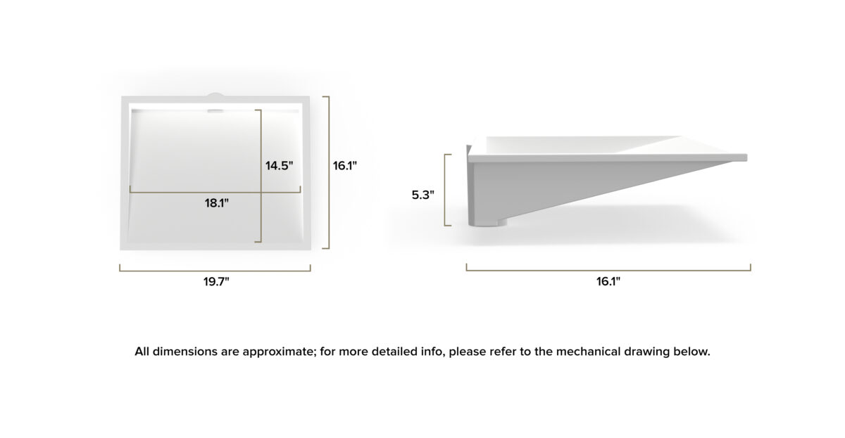 Undermount Ramp Sink UB-04-M