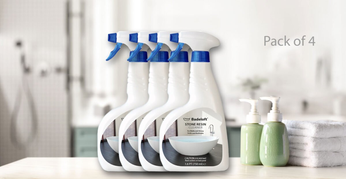 Stone Resin Spray Cleaner - CL-01 (4 Pack)
