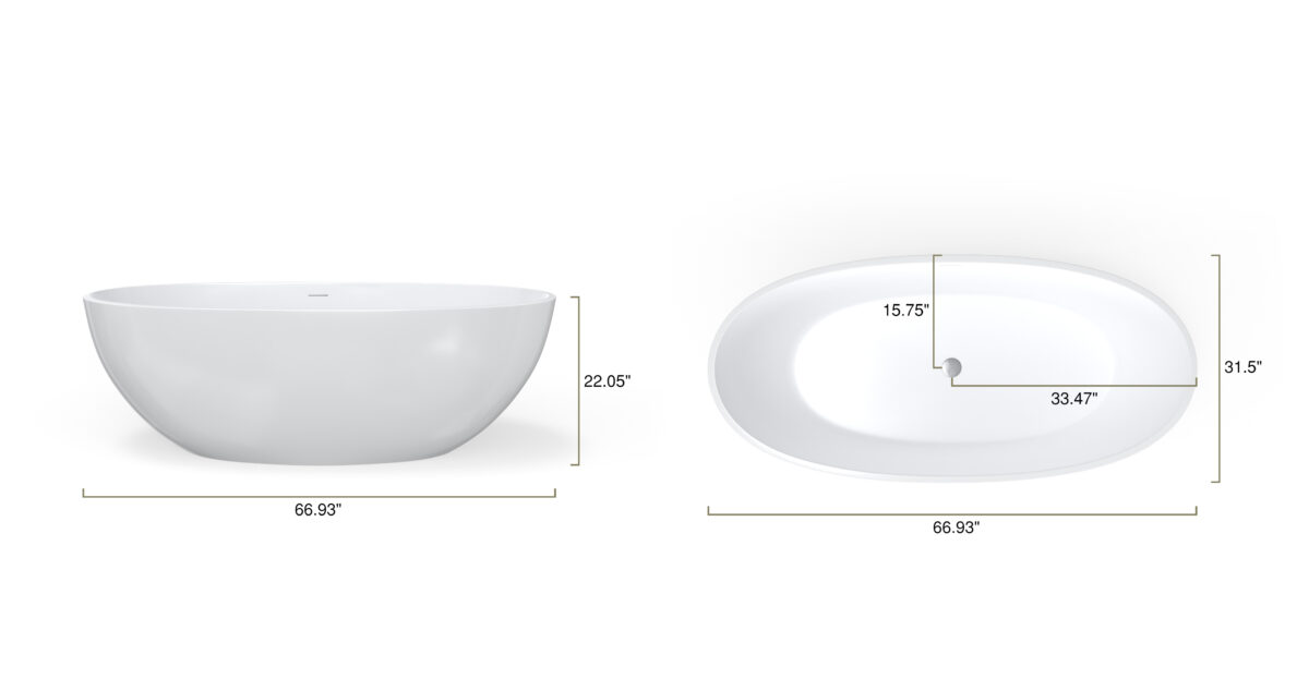 Freestanding Bathtub BW-10-L
