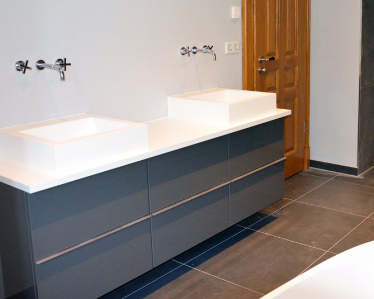 Small Countertop Sink Model WB05SBLK Badeloft USA